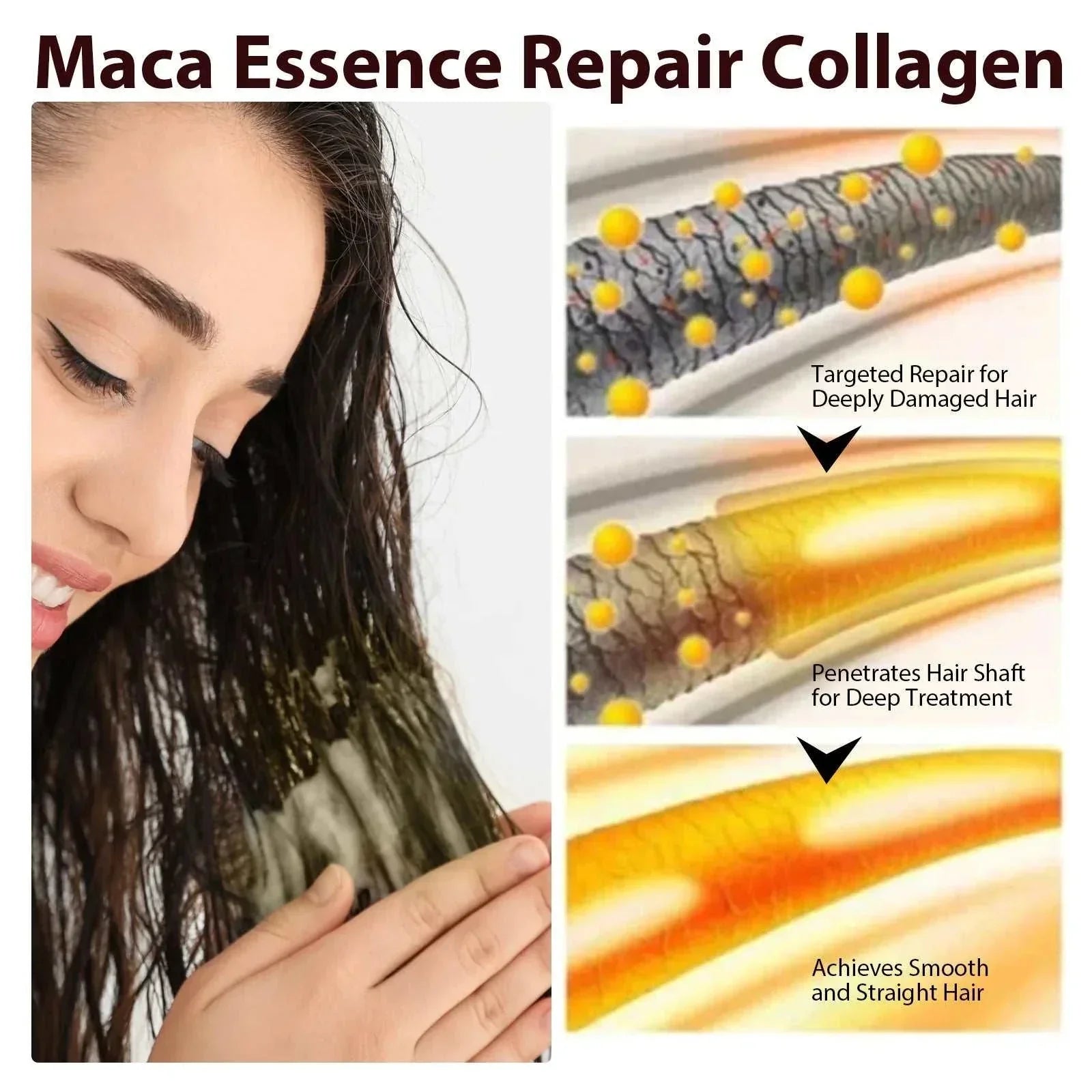 Deep Conditioning Hair Mask nourishing and repairing damaged hair for smooth, strong, and shiny locks.