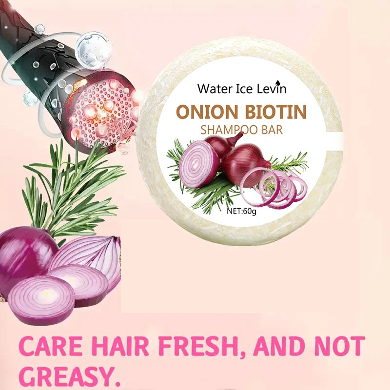 Onion and Biotin Shampoo Soap