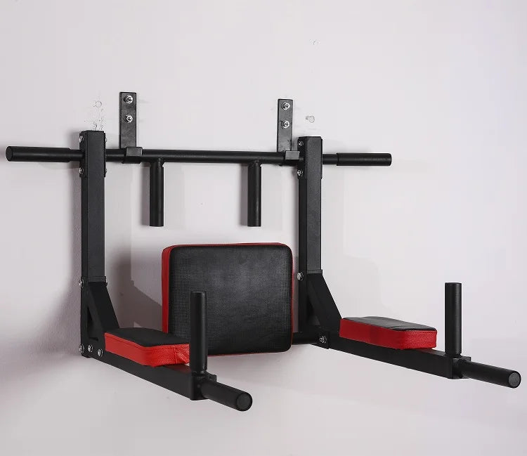 2026 Home Gym Wall Mounted Pull up Bar Chin up Bar Fitness Equipment Pull-up Bar Dip Station Suspension Frame