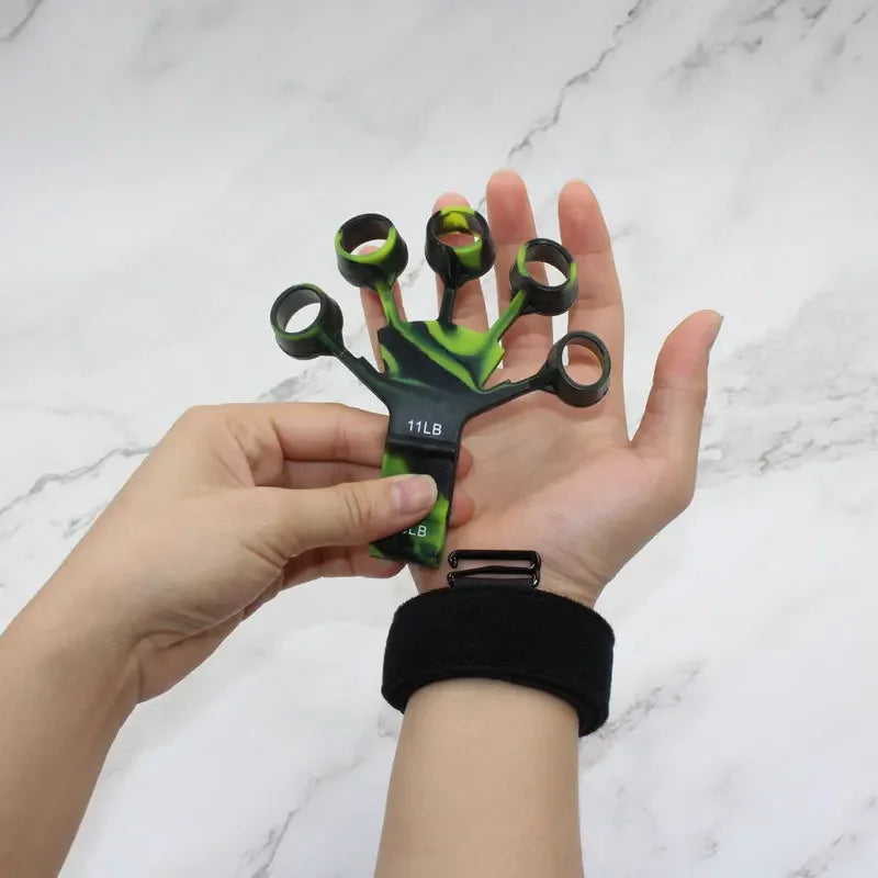 Finger Gripper Hand Strengthener – 6 Level Adjustable Finger Exerciser