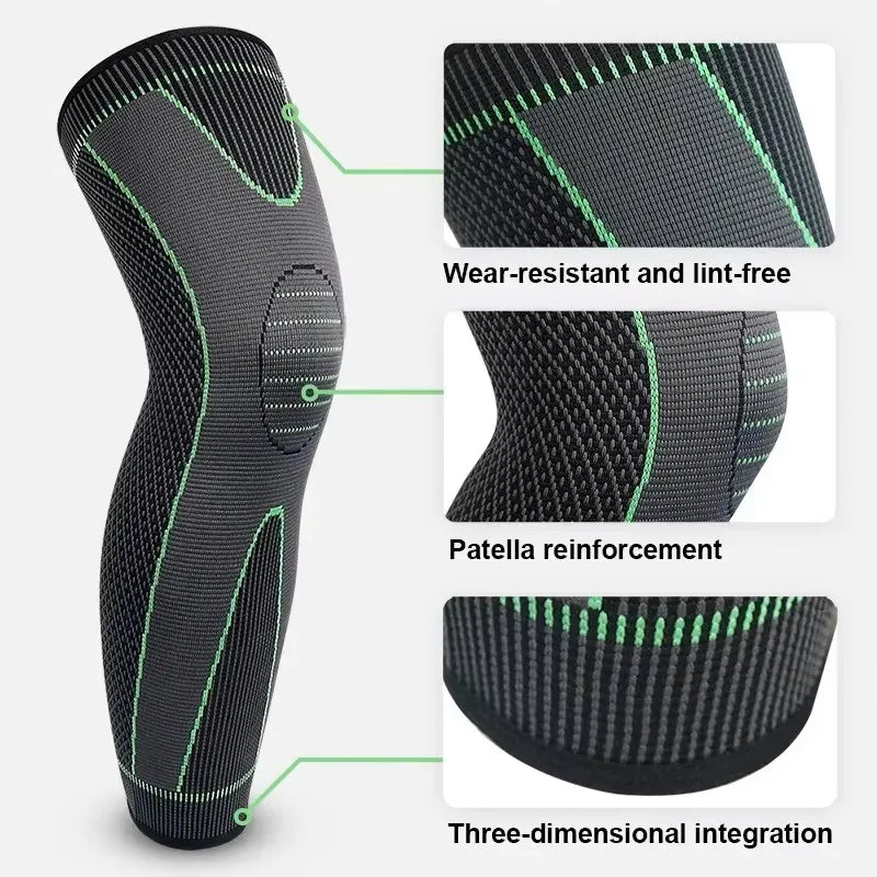 2 Pcs Compression Knee Pads Support – Sport Sleeves & Joint Pain Protectors