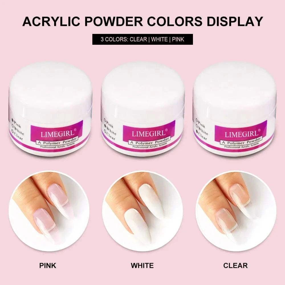 Nail Acrylic Powder & Liquid Monomer Set
