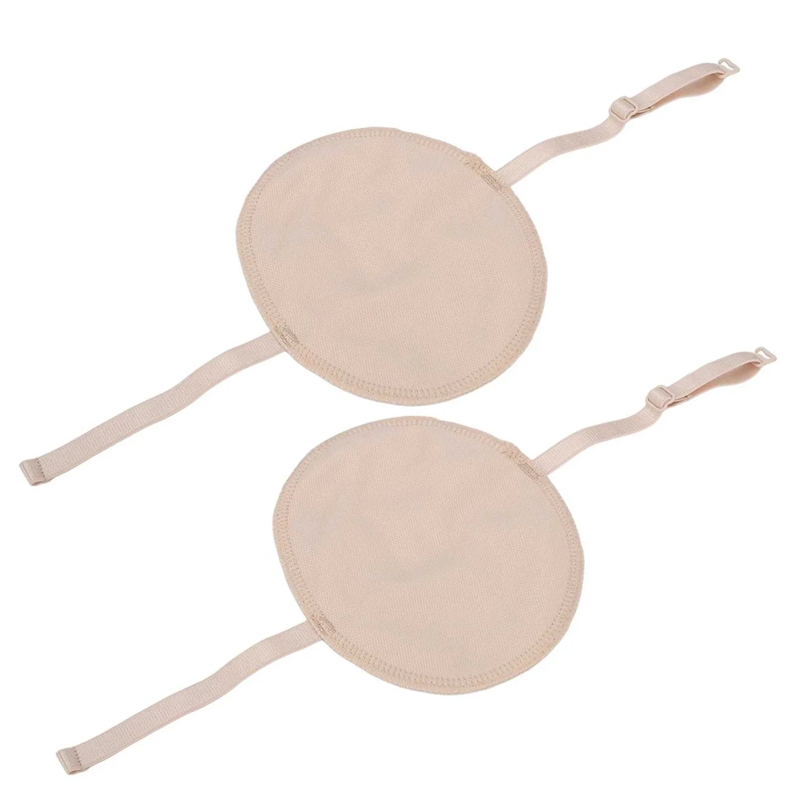 Reusable cotton underarm sweat pads with adjustable straps for discreet, comfortable sweat protection.