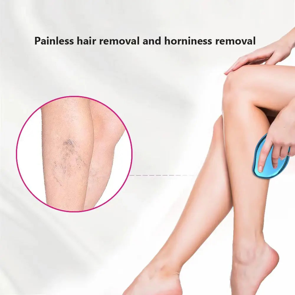 Crystal Hair Eraser painless body hair removal tool exfoliating micro-crystal technology for smooth skin