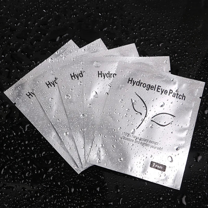50 pairs hydrogel under eye patches for hydration and lash extension isolation