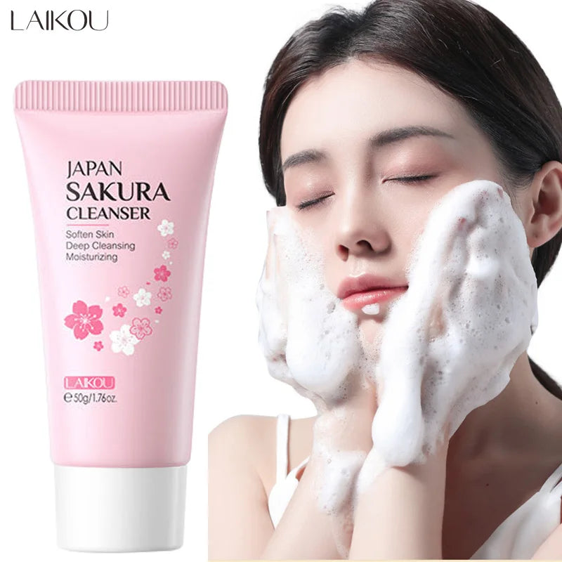 LAIKOU Facial Foaming Cleanser – Deep Cleansing & Oil Control