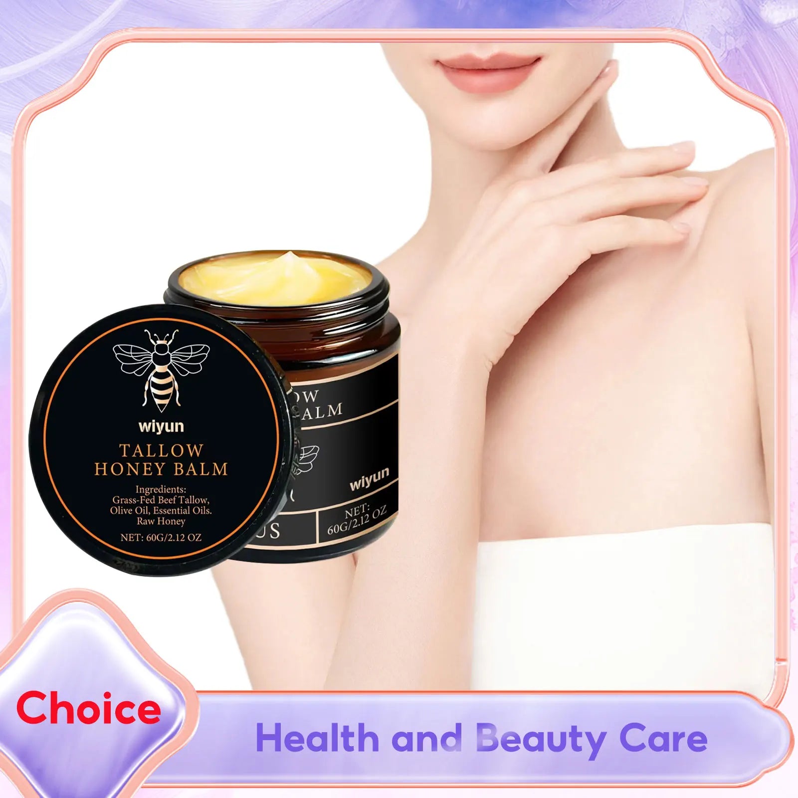 Beef Tallow Honey Moisturizer