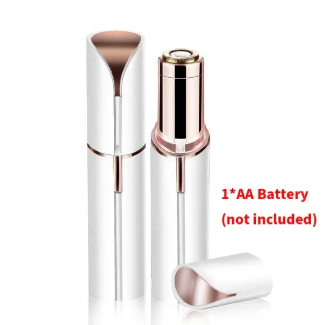 compact portable mini electric facial hair removal razor for women with detachable head