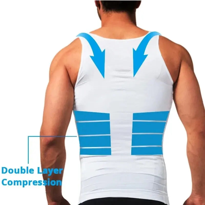 Men Body Shaper Slimming Compression Vest