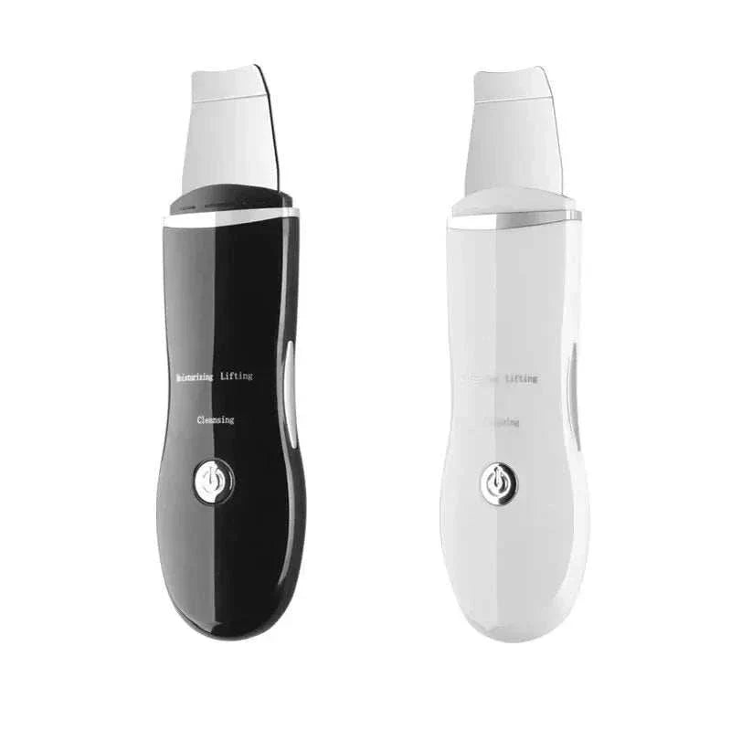 Blackhead remover device in black and white for deep pore cleansing and acne care