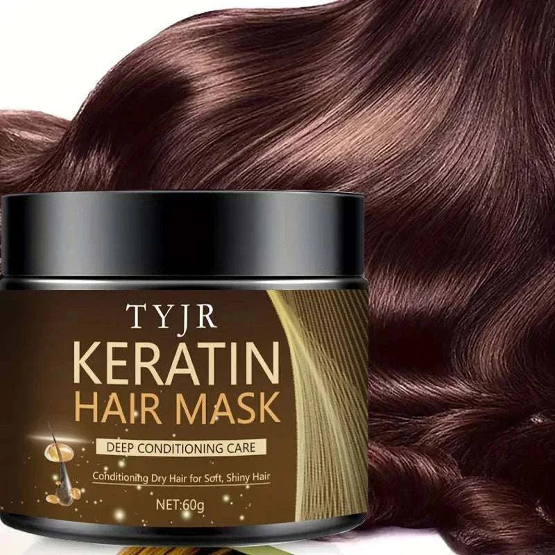 Keratine Magical Hair Mask 60g deep conditioning repair cream for soft, shiny, and smooth hair