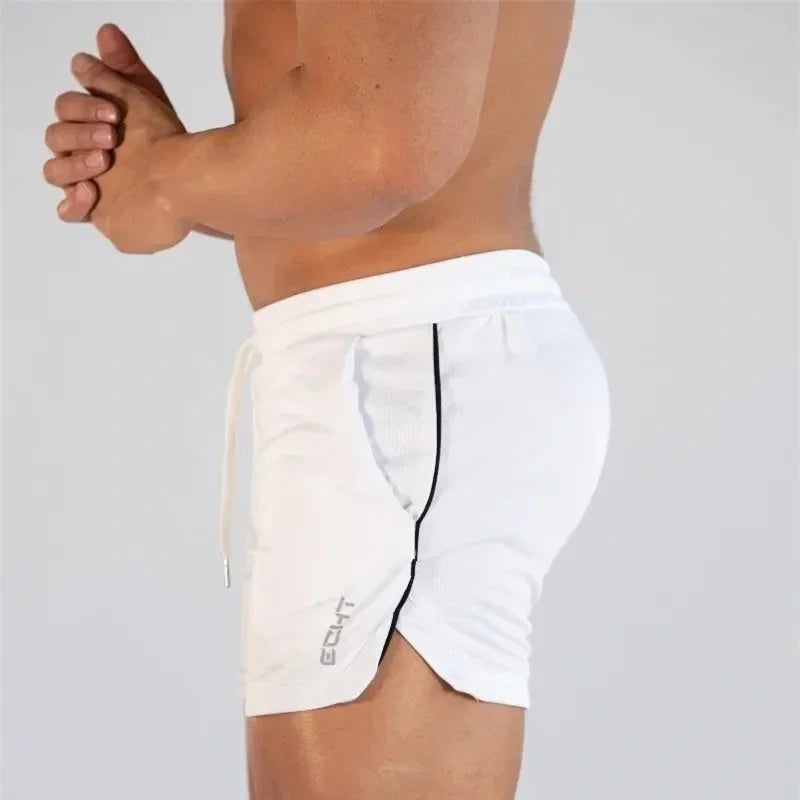 2026 New Men's Gym Training Shorts, Sports and Leisure Fitness Mesh Beach Shorts, Quick Drying Breathable Men's Shorts