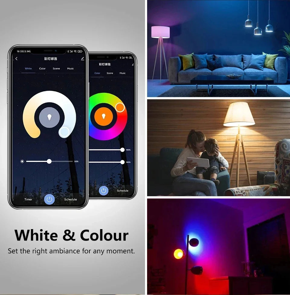 LED Light RGB Lamp Spotlight:
