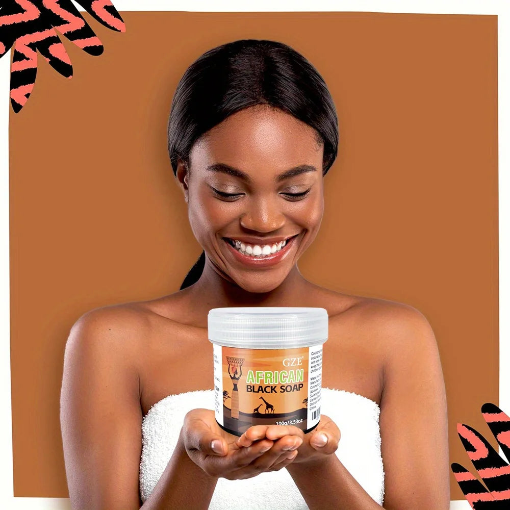 GZE African Black Soap 3-in-1 Cleanser