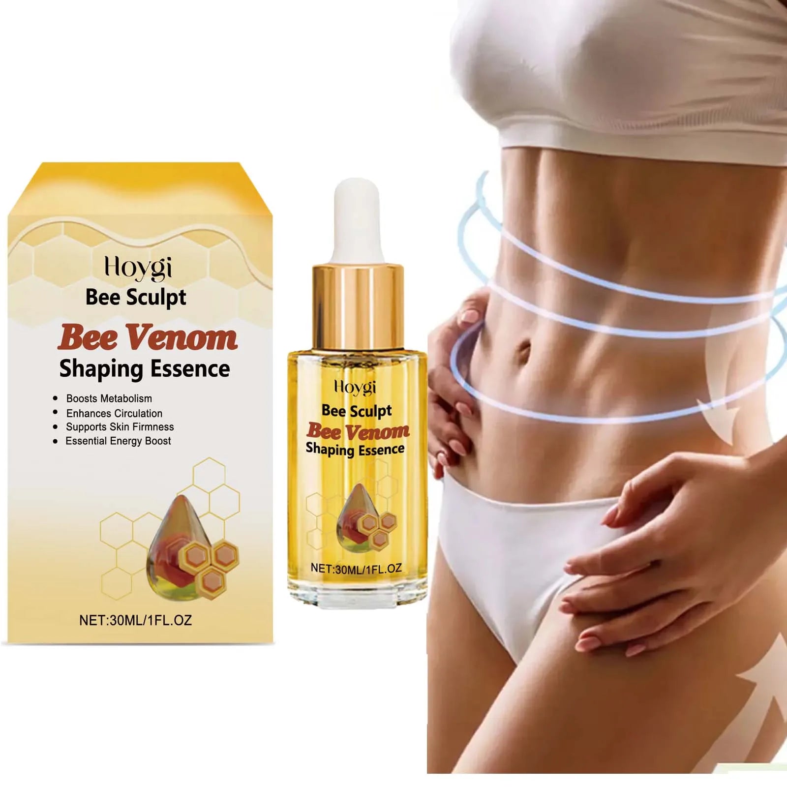 Bee Venom Shaping Oil – Firming, Lifting & Anti-Cellulite Treatment