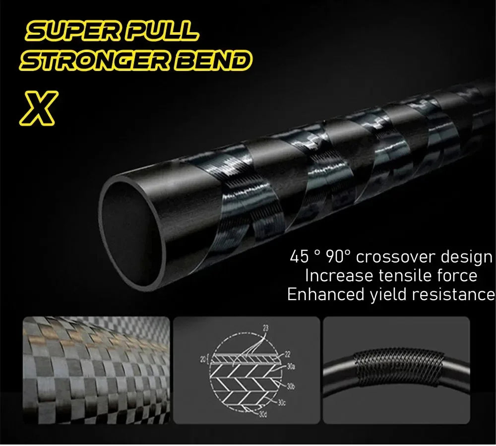 BAKAWA Ultralight Carbon Fishing Rods