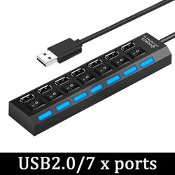 USB 3.0 Power Adapter Multi-Port Hub