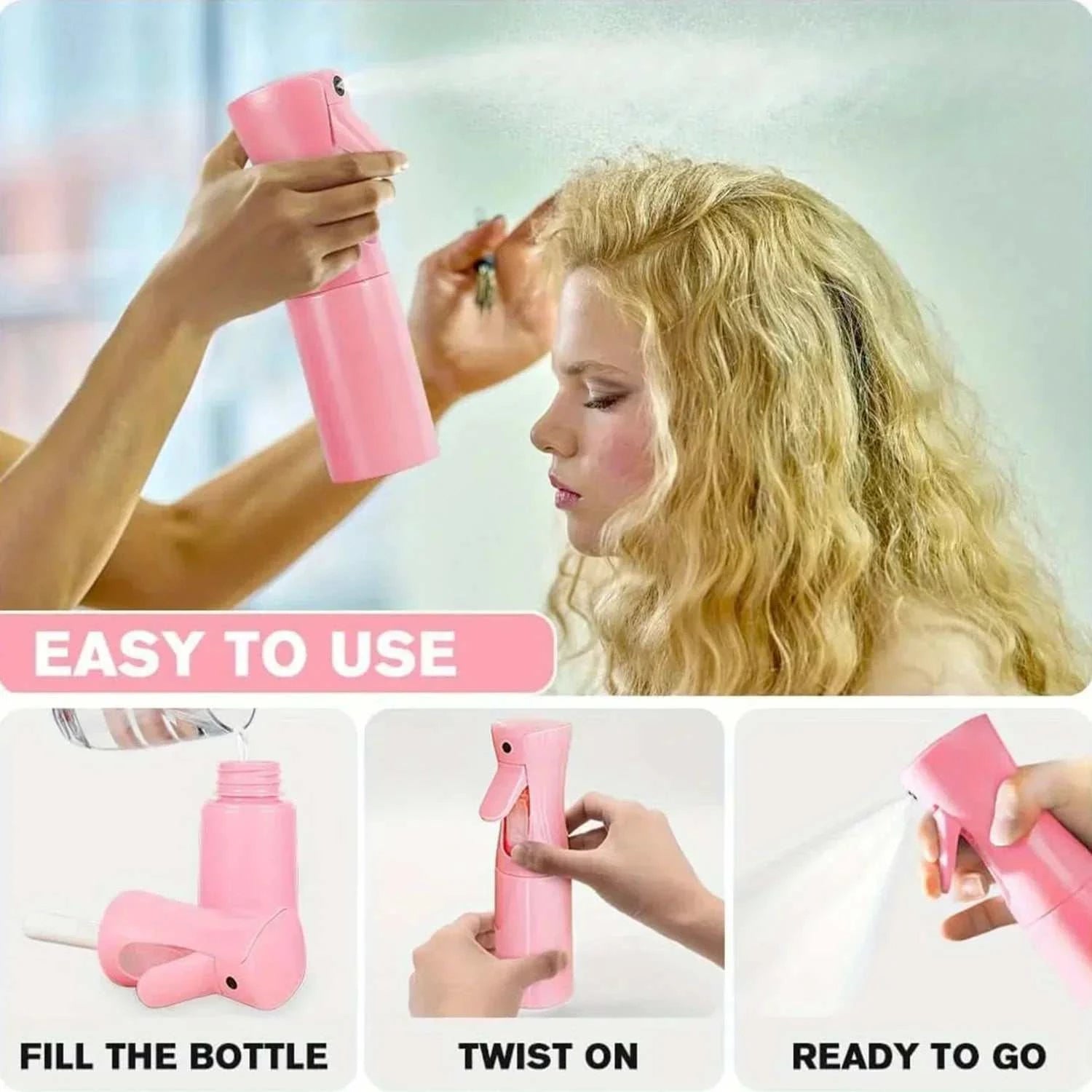 Refillable Continuous Spray Bottles