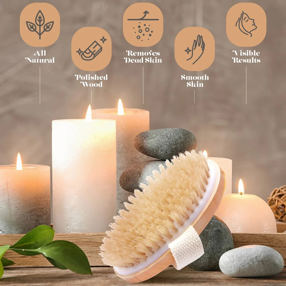 Natural Bristle Bath Brush