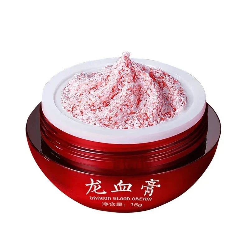 Dragon’s Blood Face Cream with retinol and placenta essence in red jar for hydration, brightening, and firming skin