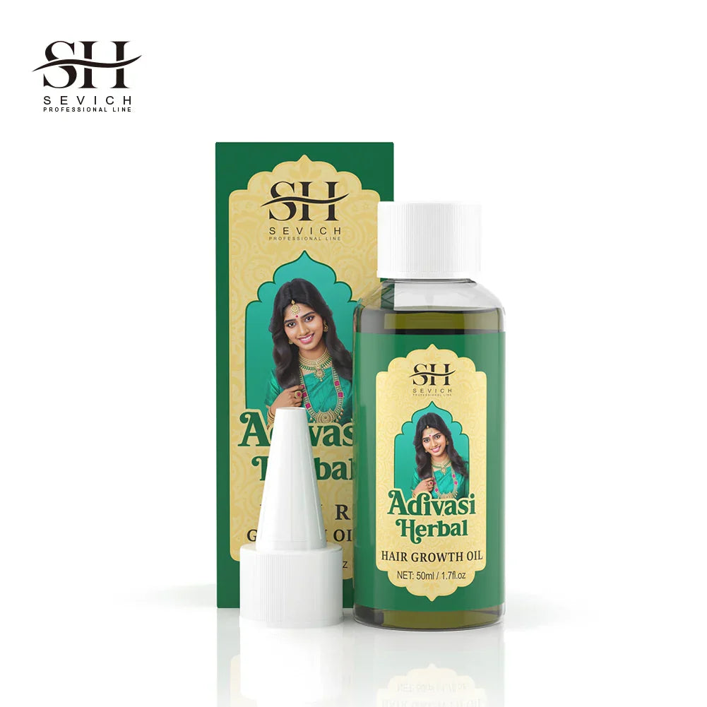 Ayurvedic Hair Growth Oil Adivasi Herbal serum for fast natural hair regrowth and scalp nourishment