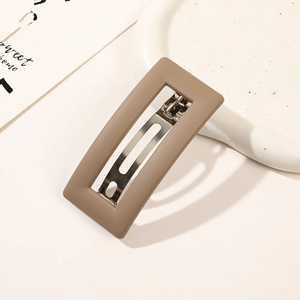 Korean Matte Spring Hair Clip Claw