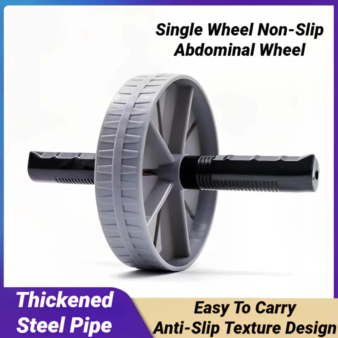 Abdominal Wheel Strong Load Bearing Non-Slip Roller Strengthen Muscle Exercise Equipment Fitness Training Home Use Silent