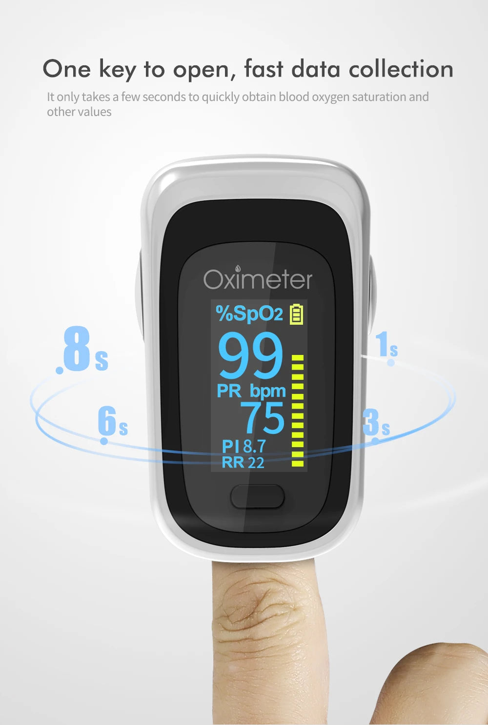 KIUZOU Finger Pulse Oximeter