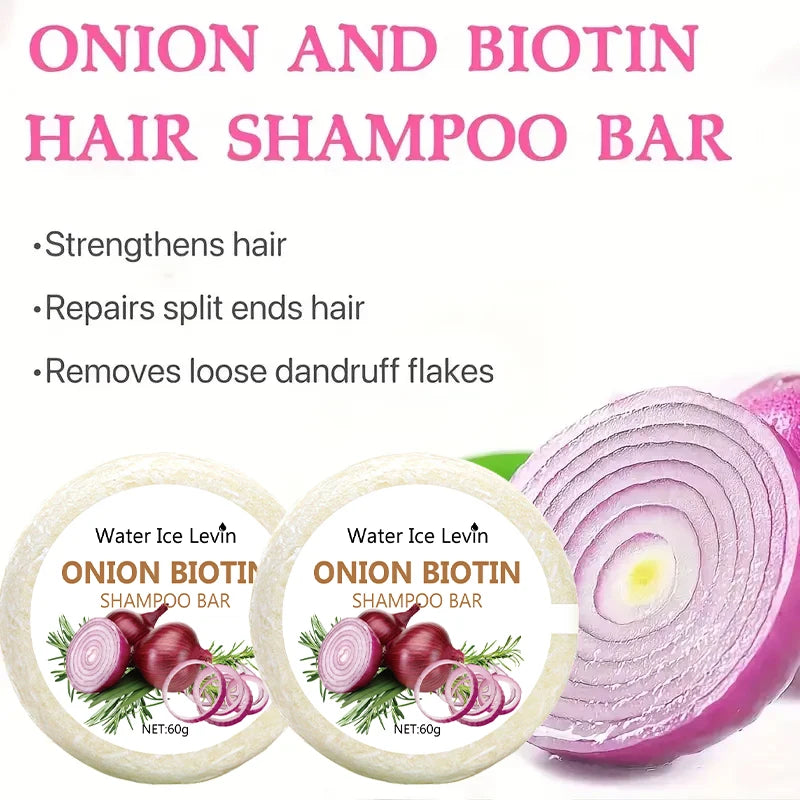 Onion and Biotin Shampoo Soap
