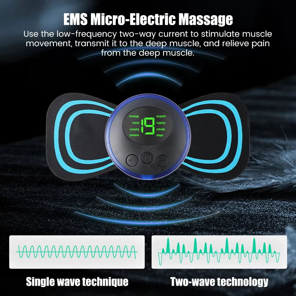 Mini Neck Massager with Remote-Controlled