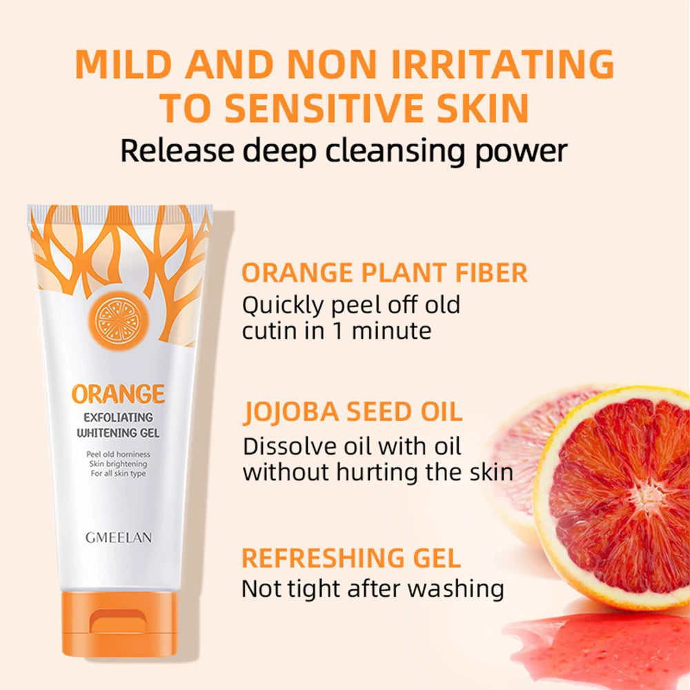 Orange Exfoliating Gel – Gentle Brightening & Hydrating Korean Skincare