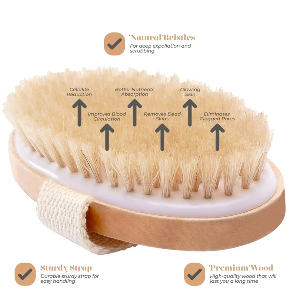 Natural Bristle Bath Brush