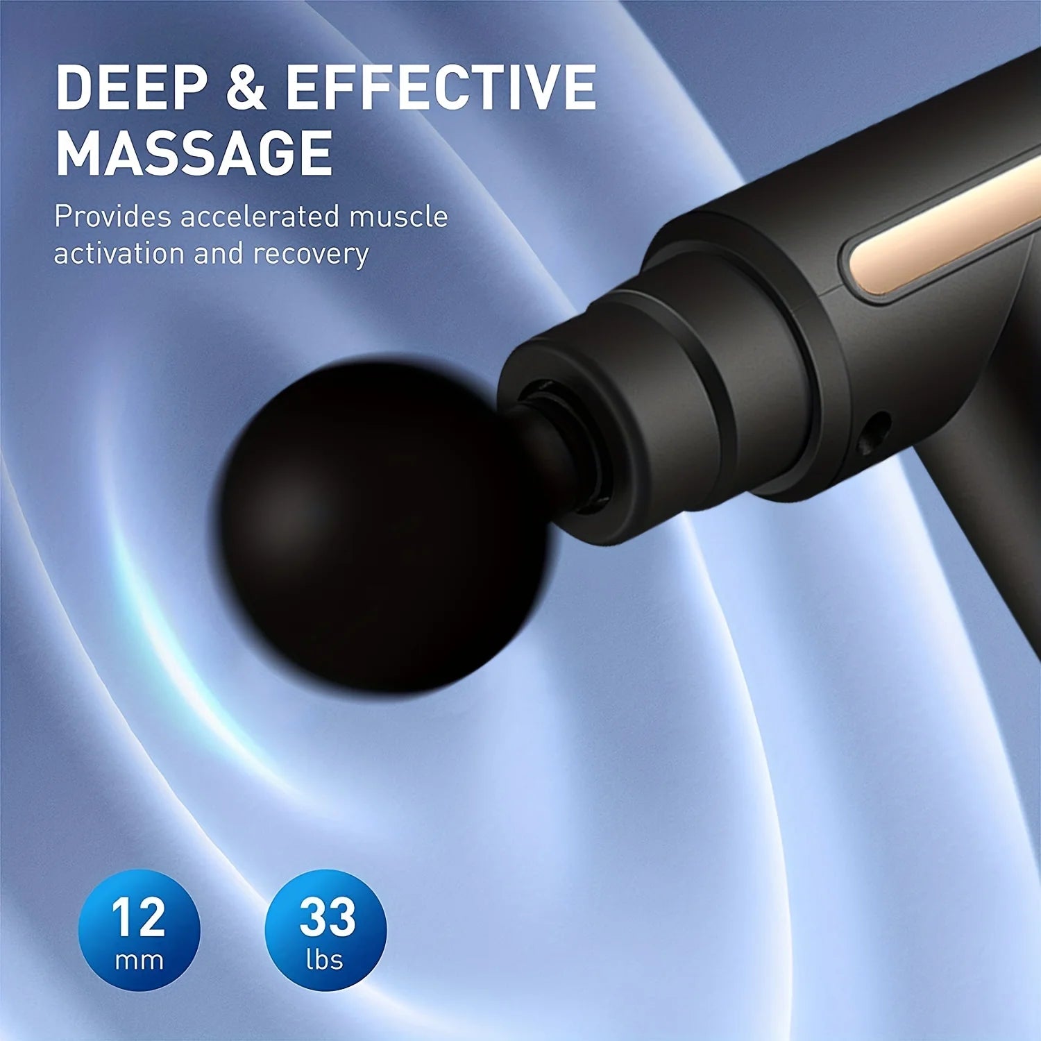 Portable Fascial Massage Gun Electric Percussion Pistol Massage