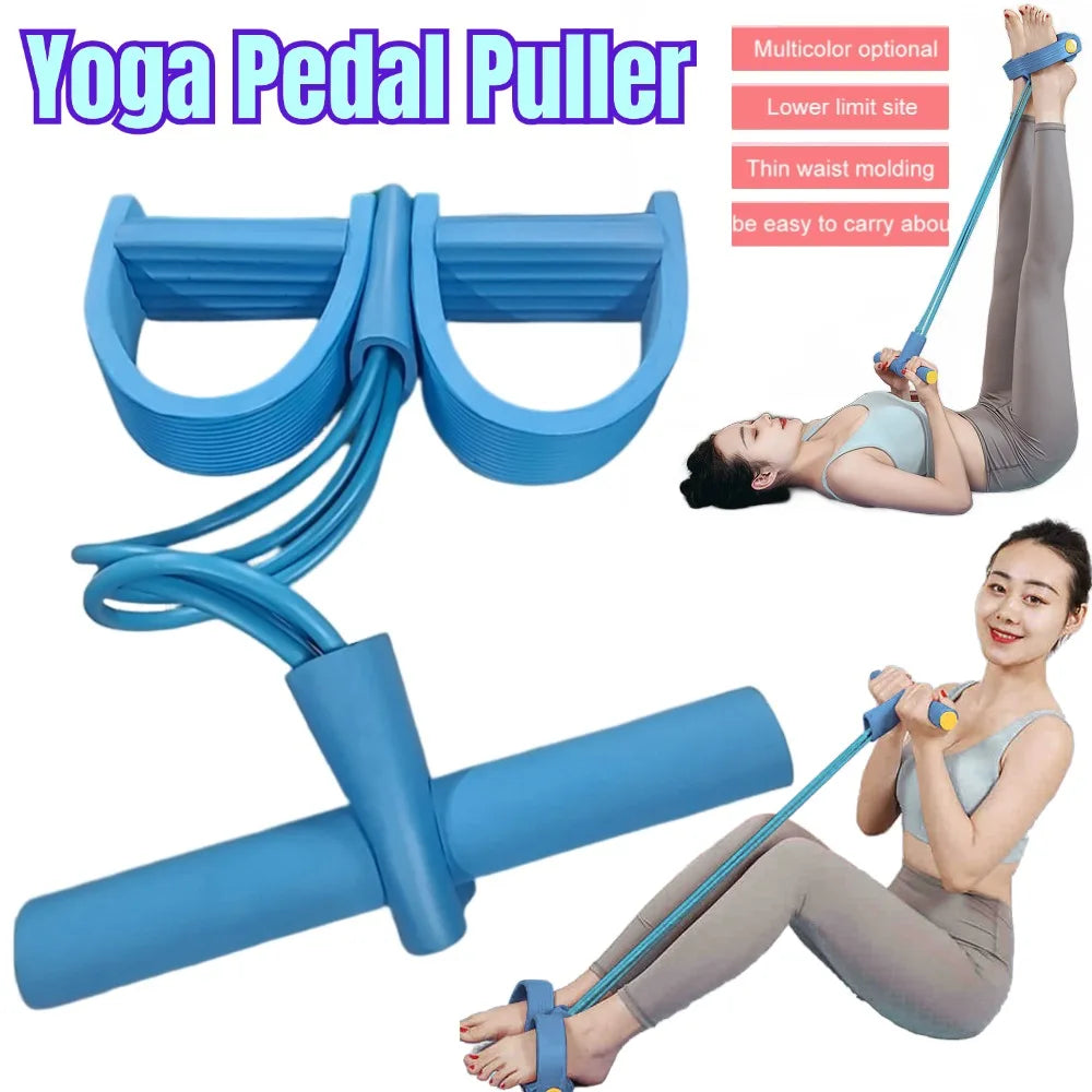 Pedal Pulling Resistance Band Sit-up Assistant:
