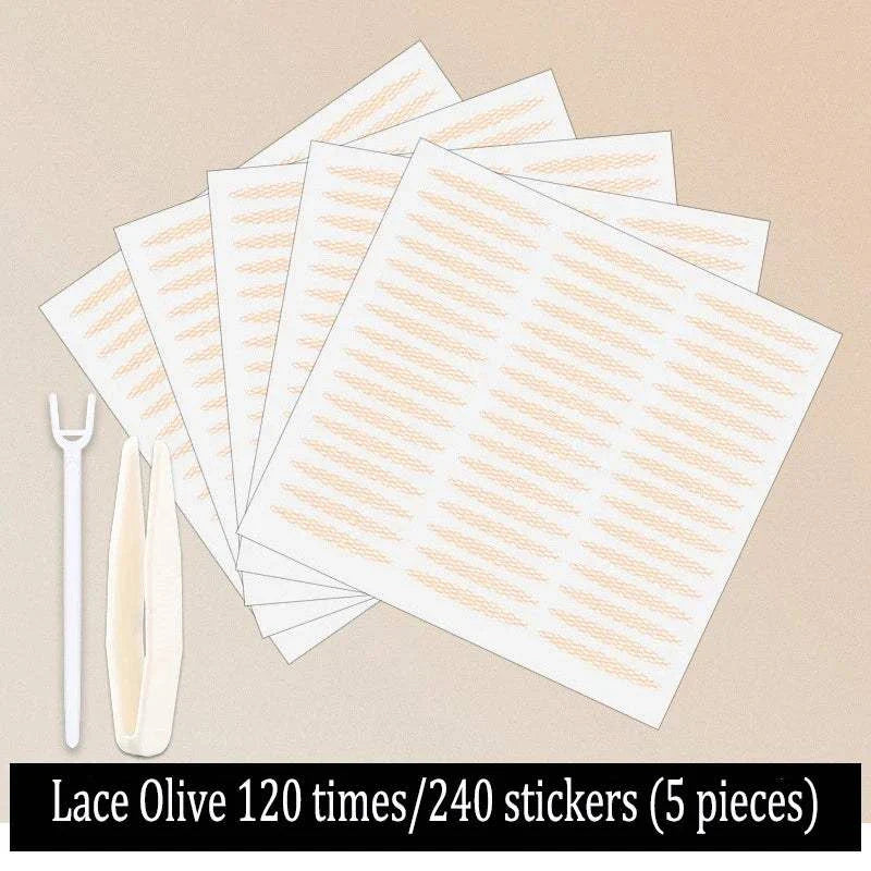 240 pieces Invisible Eyelid Lifting Tape stickers with applicator for natural-looking eye lift and discreet wear