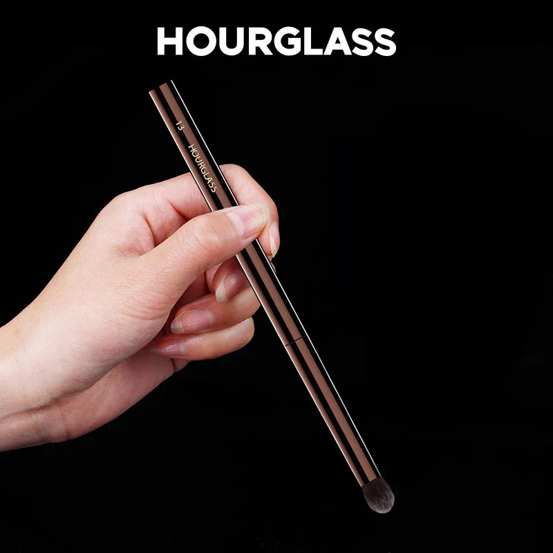 Hourglass Makeup Brush No.13 Precision Smudge Brush with ultra-soft bristles and sleek design for detailed eye makeup application