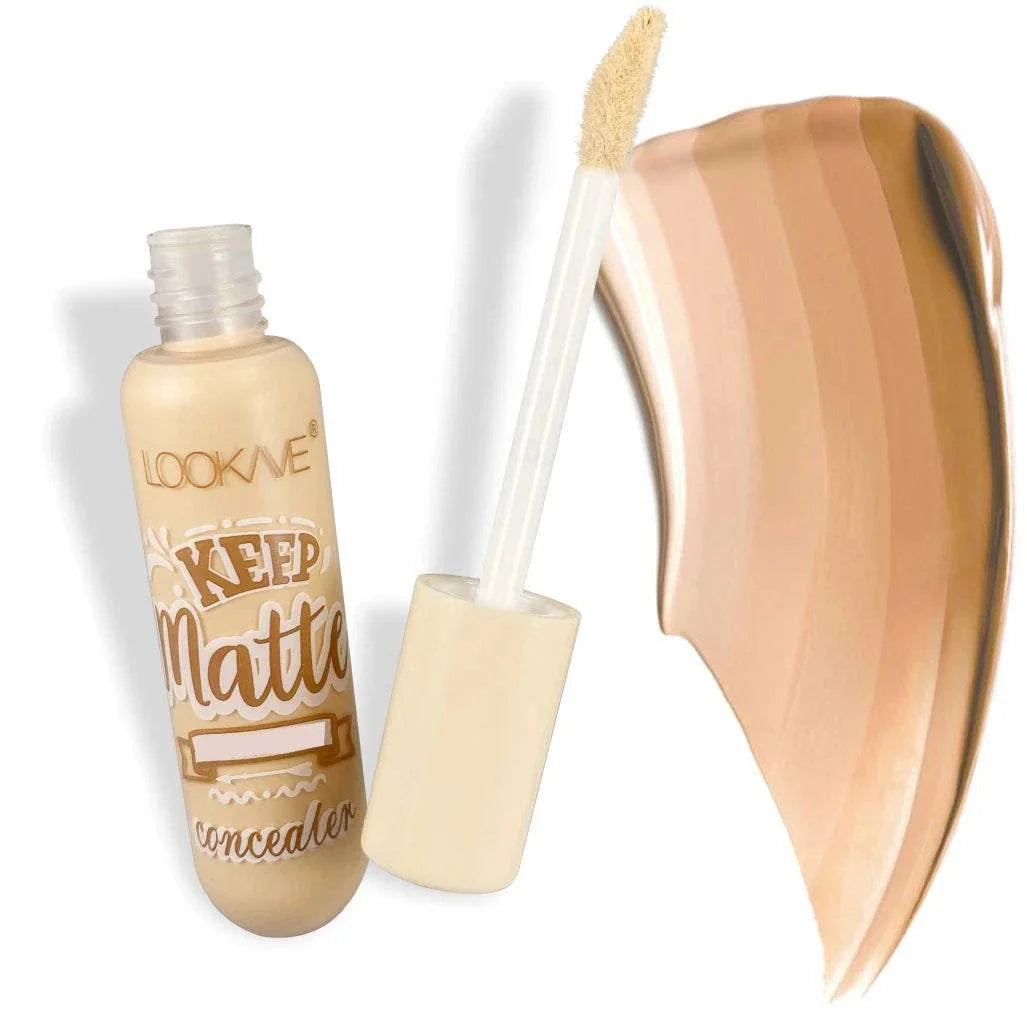 Liquid concealer stick foundation cream with moisturizing formula and 6 versatile shades for full coverage and natural matte finish