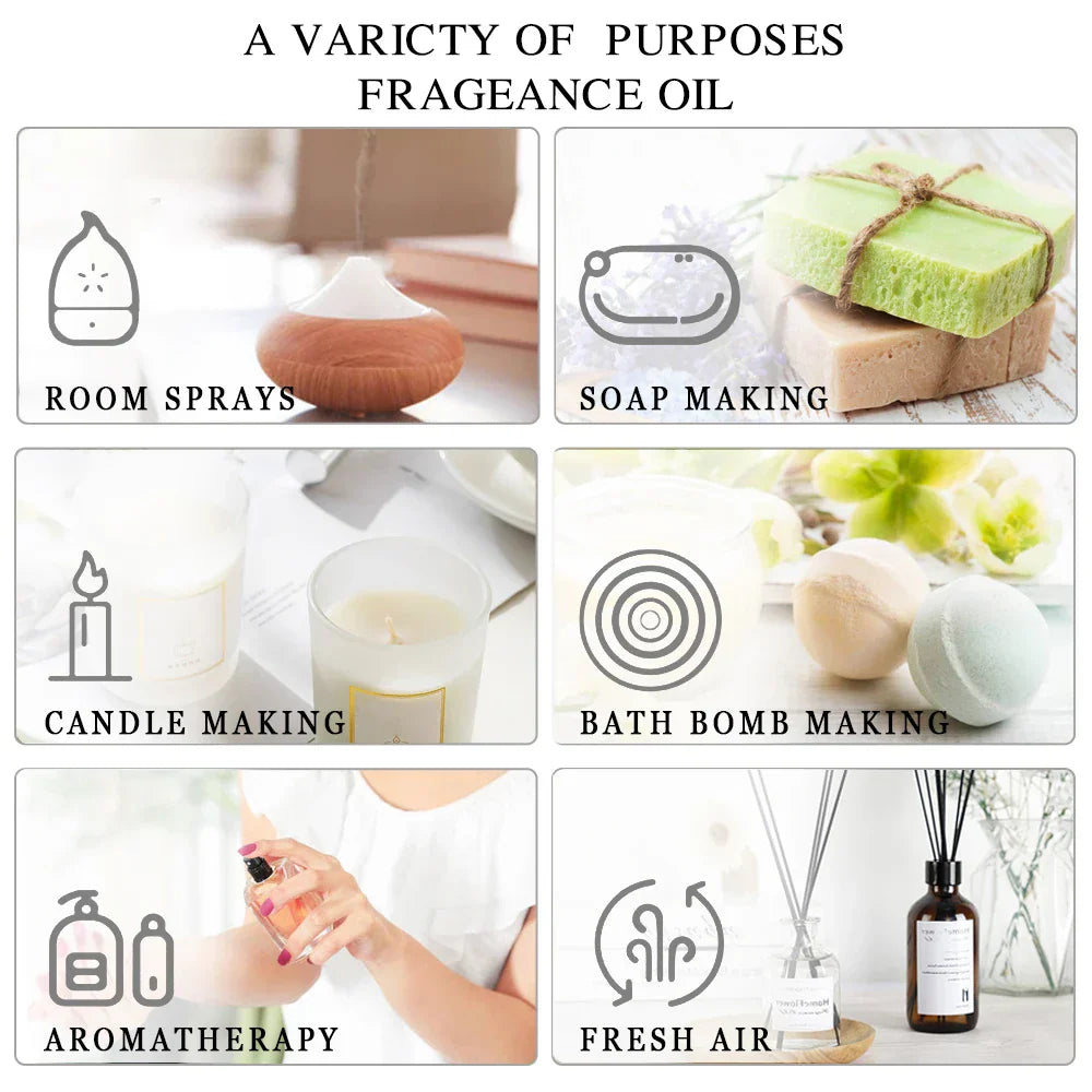 MAYJAM Essential Oil with Dropper for aromatherapy, room sprays, soap making, candle making, bath bombs, and fresh air fragrance uses