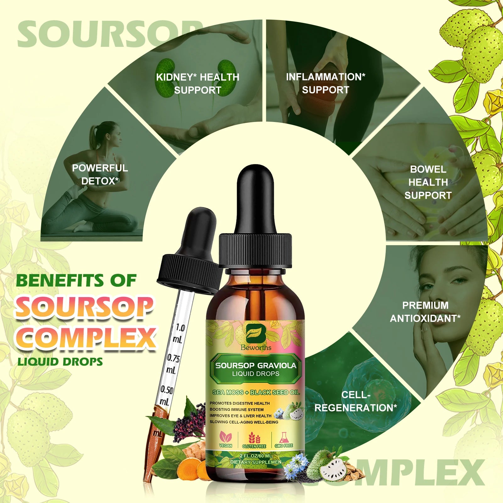 Soursop Graviola Extract Drops