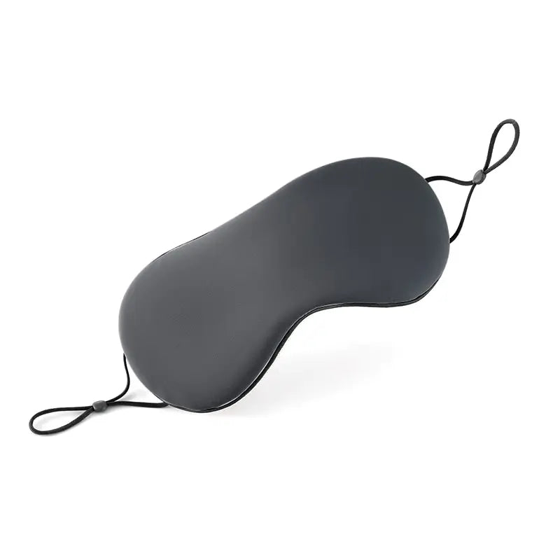 Korean-style ice silk sleeping eye mask with adjustable straps, dual-use for cool and warm comfort, lightweight and breathable for travel.
