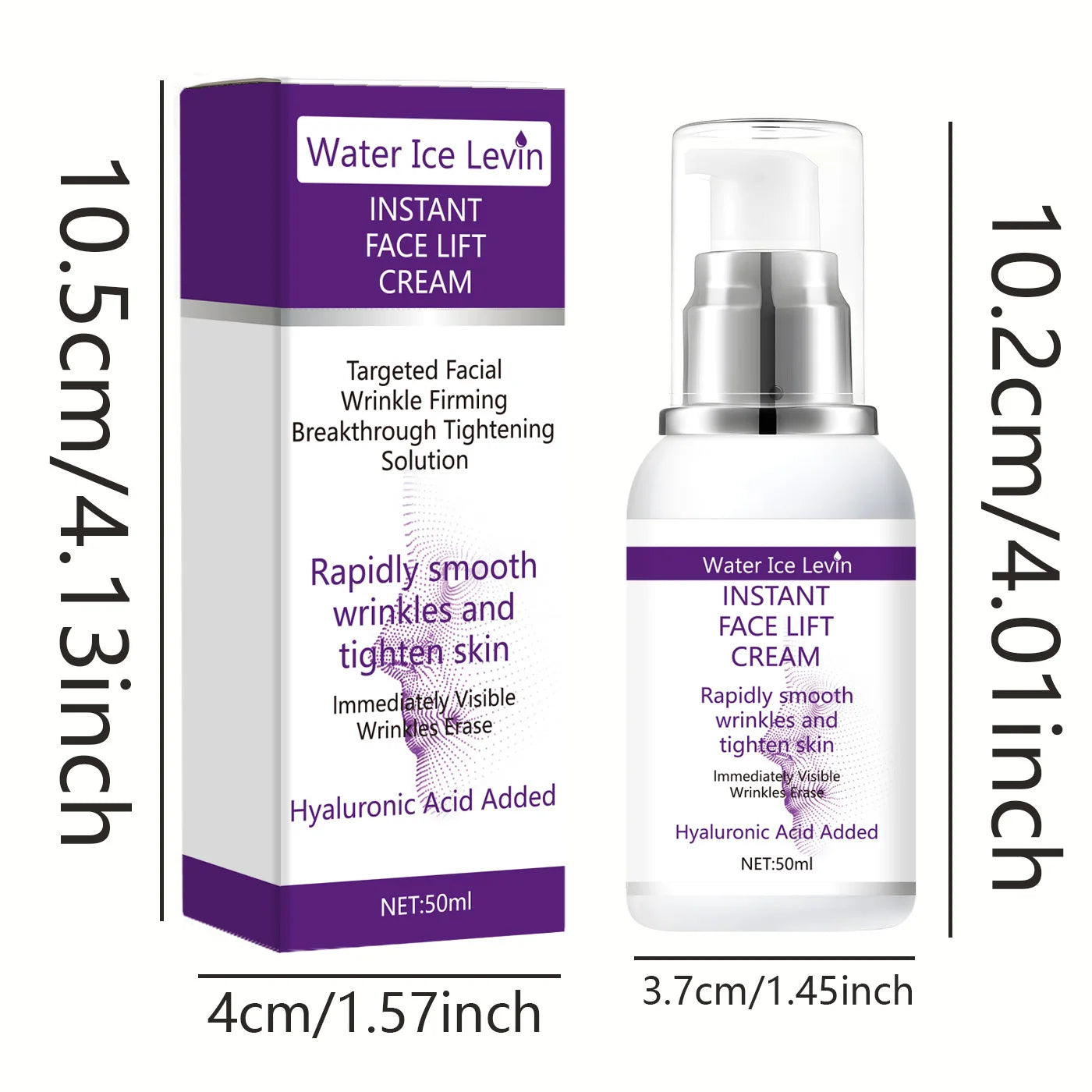 Instant Face Lift Cream with Hyaluronic Acid – Firming & Anti-Wrinkle