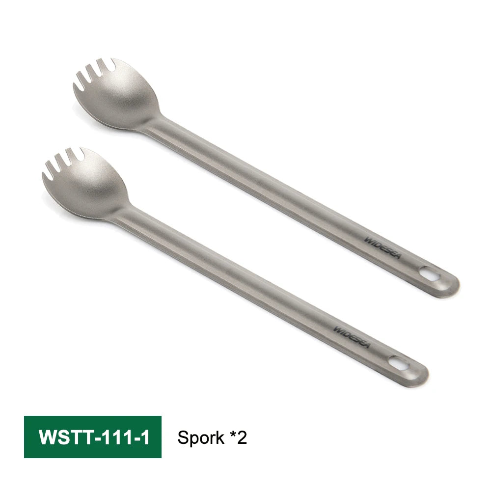 Widesea Camping Titanium Spork