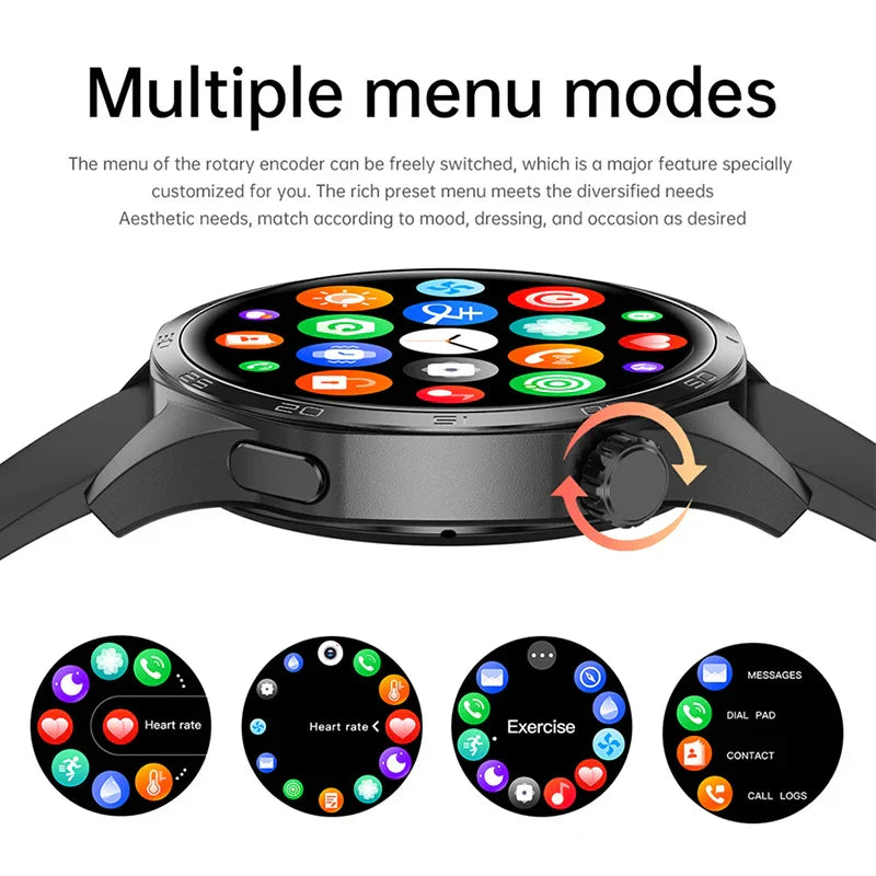 HUAWEI GT5 Pro Smartwatch with AMOLED display, GPS, heart rate monitoring, Bluetooth calling, waterproof design, and fitness tracking features