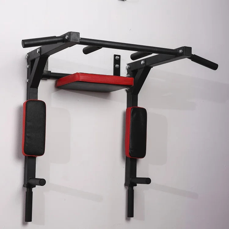 2026 Home Gym Wall Mounted Pull up Bar Chin up Bar Fitness Equipment Pull-up Bar Dip Station Suspension Frame