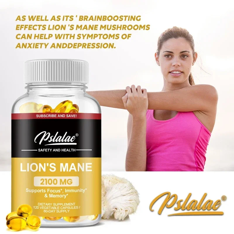 Natural Premium Lion’s Mane Mushroom Capsules