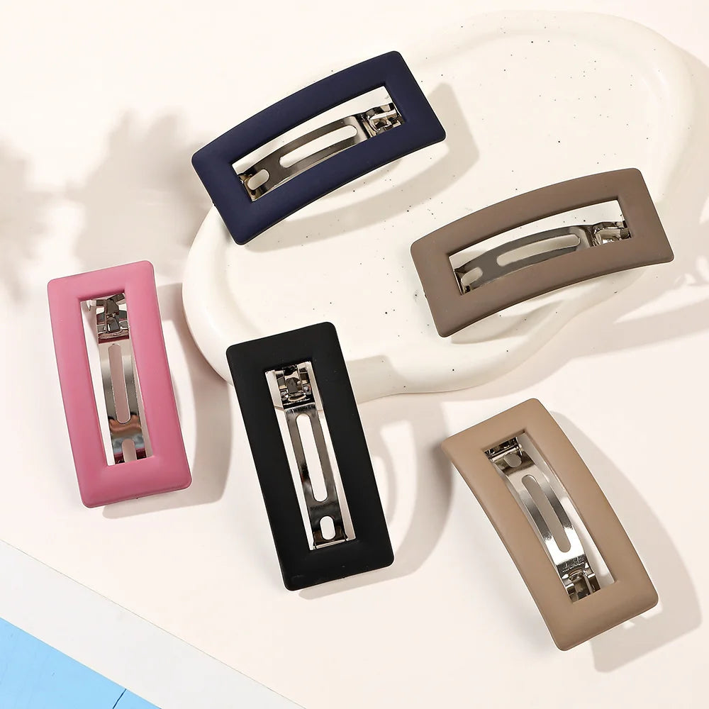 Korean Matte Spring Hair Clip Claw