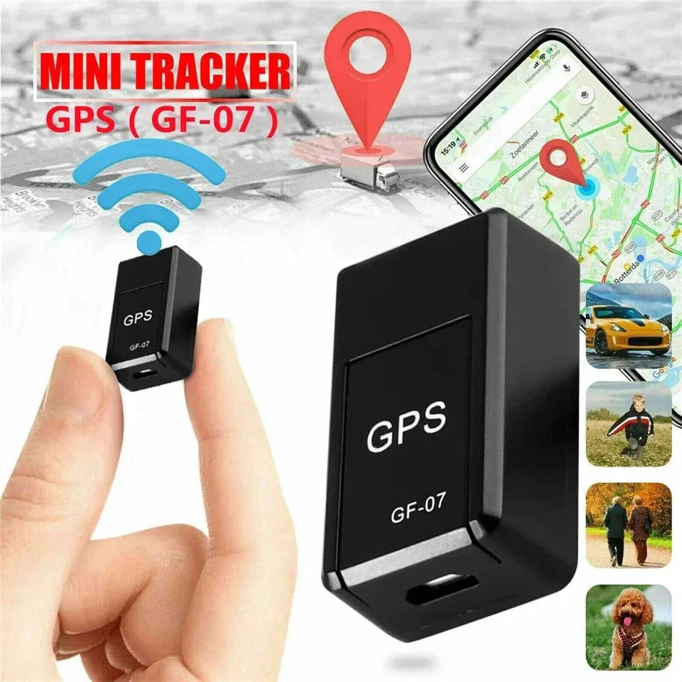 Compact Micro Magnetic GPS Tracker GF-07 for real-time vehicle and asset tracking with strong signal and magnetic attachment