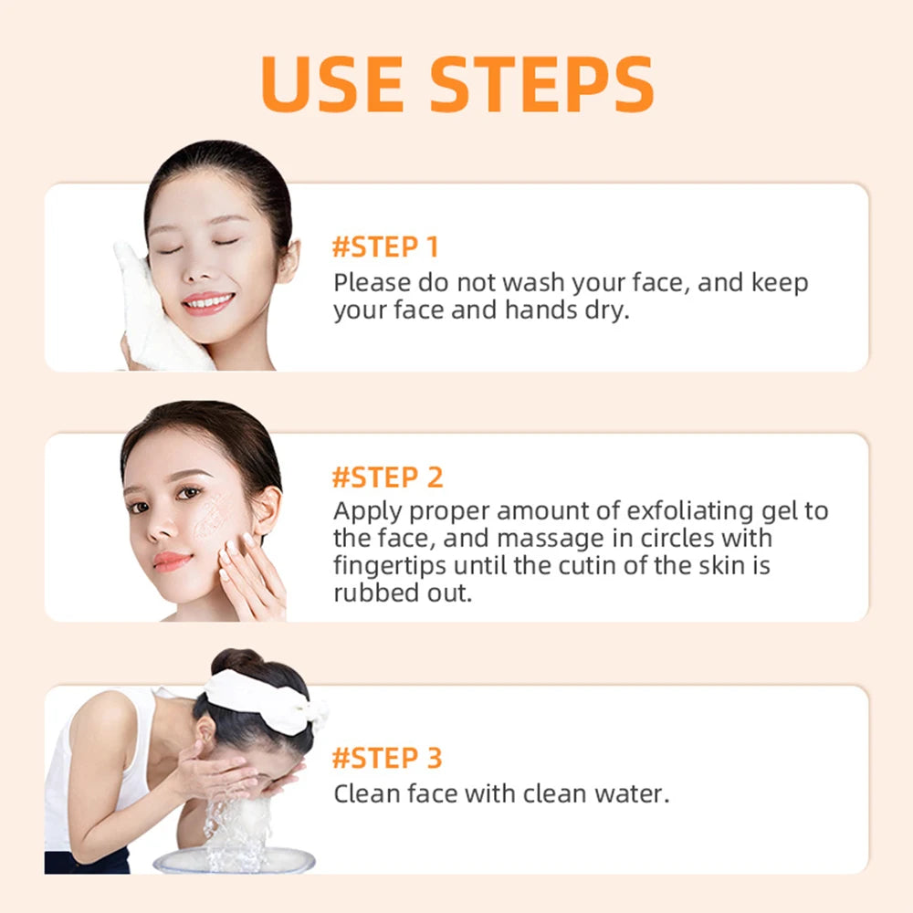 Orange Exfoliating Gel – Gentle Brightening & Hydrating Korean Skincare