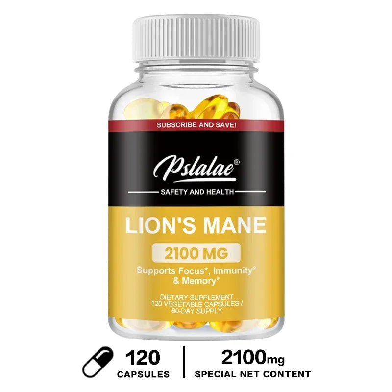 Natural Premium Lion’s Mane Mushroom Capsules