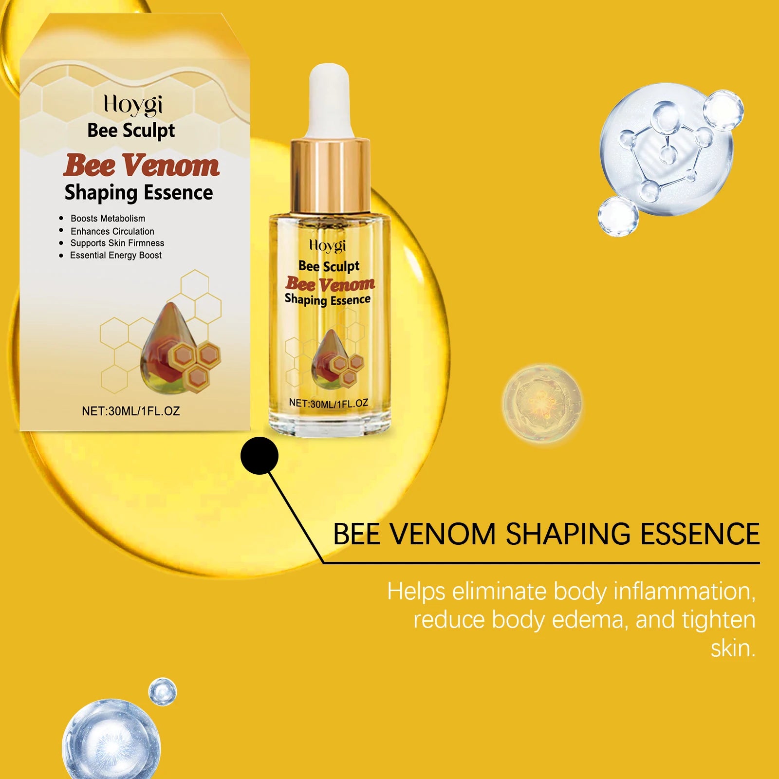 Bee Venom Shaping Oil – Firming, Lifting & Anti-Cellulite Treatment